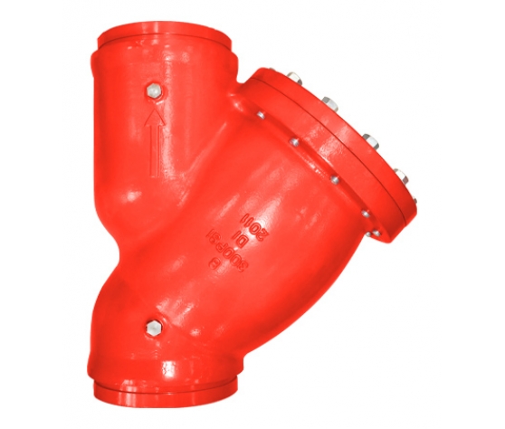 70GG Grooved-Grooved Y Strainer UL/FM